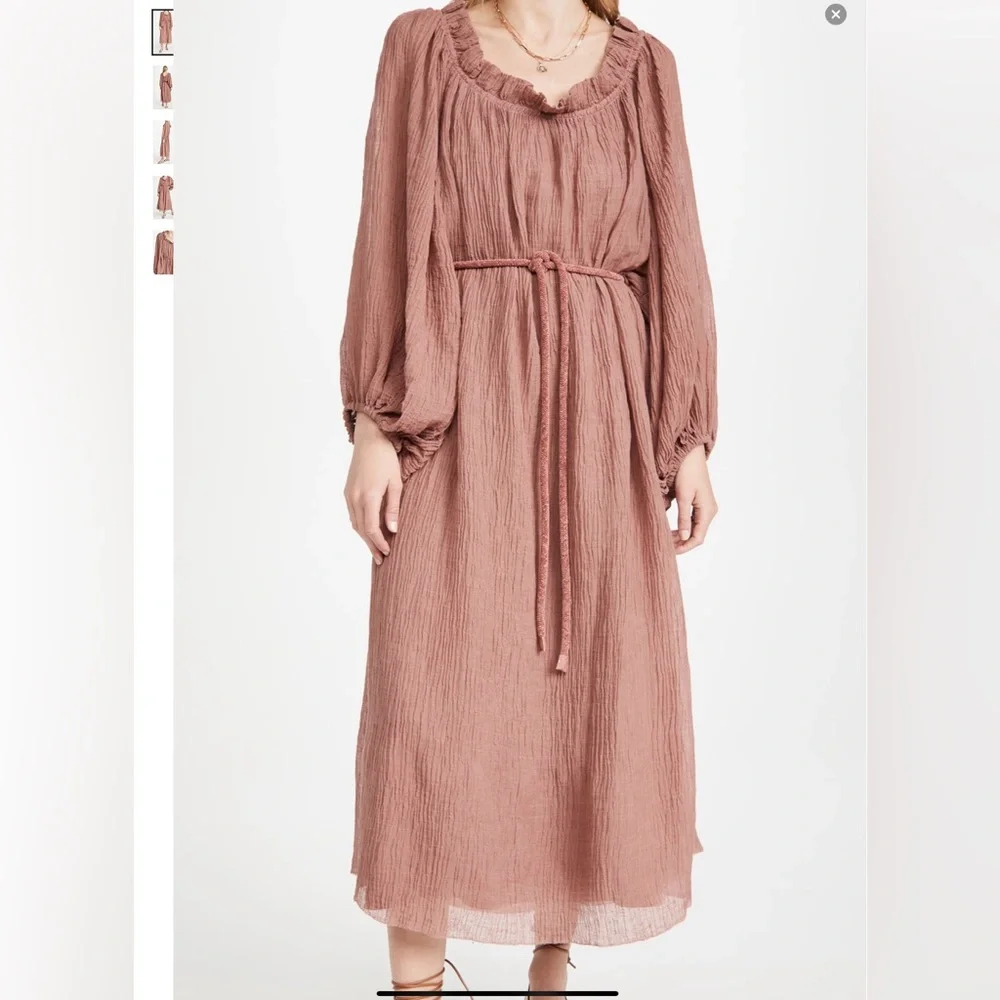 Tory Burch Ruffle Neck Dress Ruffle Neck Dress